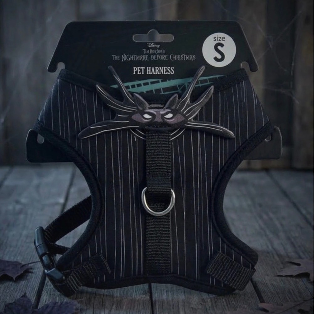 Disney Nightmare Before Christmas Jack Skellington Pet Harness Small Bat Bowtie